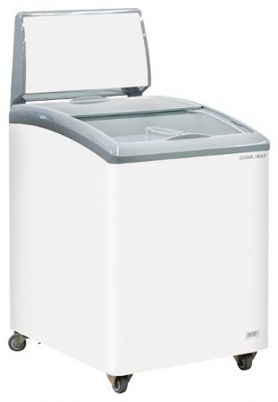Congélateur coffre couvercle vitré coulissant 137 L - Coolhead - CG 150C