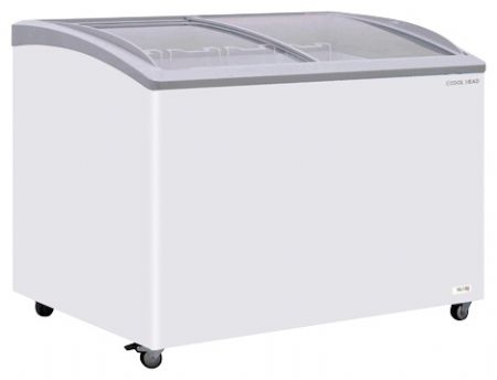 Congélateur coffre couvercle vitré coulissant 370 L - Coolhead - CG 409A