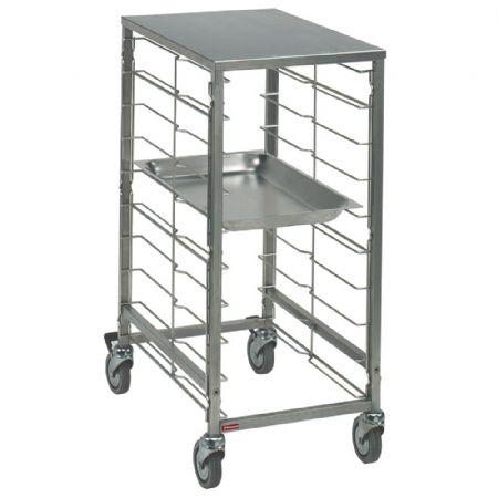 Échelle à platines GN 1/1, espacement 75 mm, avec top inox, 360x680x860 mm - Diamond - CG17/B