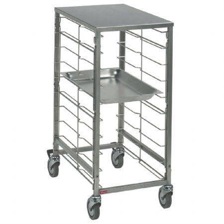 Echelle  platines 7 x GN 1/1 espace 75 mm  avec Top inox