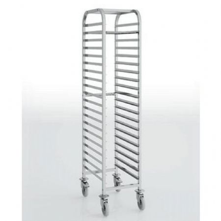 Chariot Porte assiette 20 niveaux GN 1/1 440x615x1855 mm - Eratos - CGAD-11