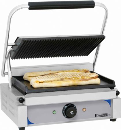 Paninis Grill plaques Rainurée - Lisse - Casselin - CGPRL Paninis Grill plaques Rainurée - Lisse - Casselin - CGPRL