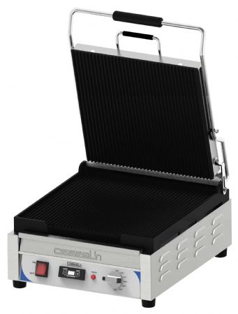 Paninis Grill XL Premium Rainurée - Rainurée avec minuteur - Casselin - CGPRRXLPT