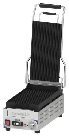 Paninis Grill compact Premium Rainurée - Rainurée avec minuteur - Casselin - CGPRRXSPT