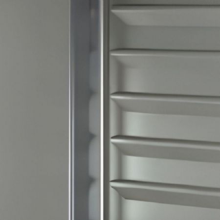Rfrigrateur inox GN1/1 avec cots emboutis 1 porte battante -2 / +8C - 300L