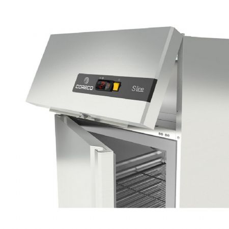 Rfrigrateur inox GN1/1 avec cots emboutis 1 porte battante -2 / +8C - 300L
