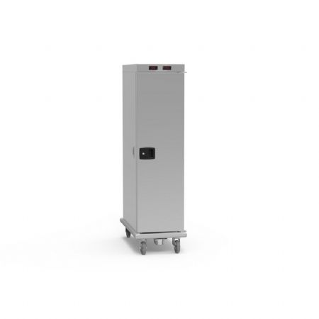 Chariot chauffant de liaison embouti GN1/1 - 930x500x1800mm