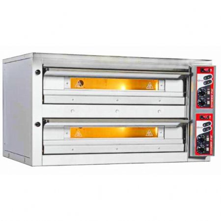 Four lectrique pour pizzas et gastronomie 2 chambres 9 pizzas 33cm