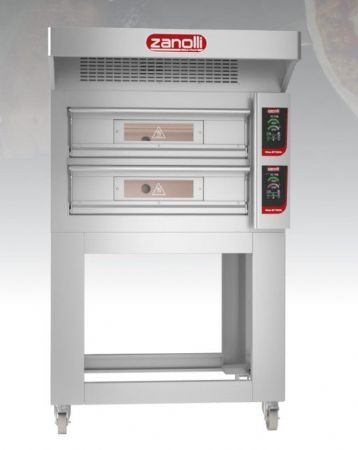 Four lectrique numrique 2 chambres pour pizza 33 cm