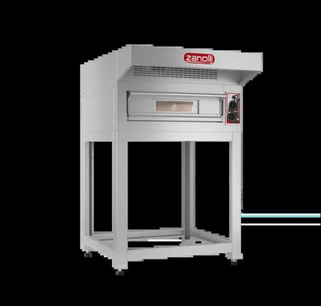 Four  gaz entirement rfractaire 1 chambre 9 pizzas 33 cm