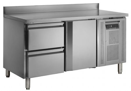 Refroidisseur de comptoir GN1/1 - 1 porte vitrée 2 tiroirs GN1/1 - Tefcold - CK7220