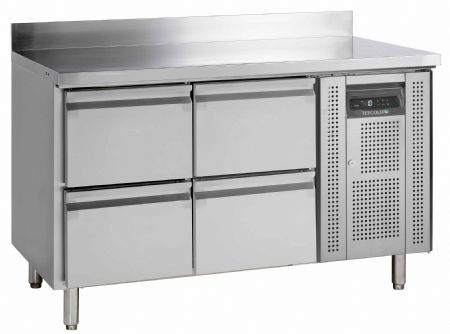 Refroidisseur de comptoir GN1/1 inox 272 L -2 à +10 °C positive - Tefcold - CK7240