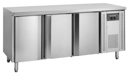 Réfrigérateur de comptoir GN1/1 - 3 portes pleines positive - Tefcold - CK7310X1