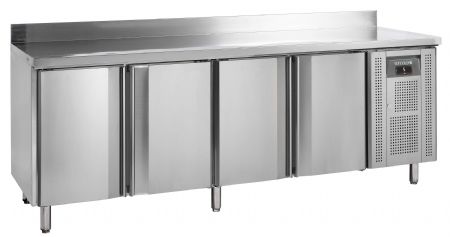 Réfrigérateur de comptoir GN1/1 - 4 portes pleines positive - Tefcold - CK7410X1SP