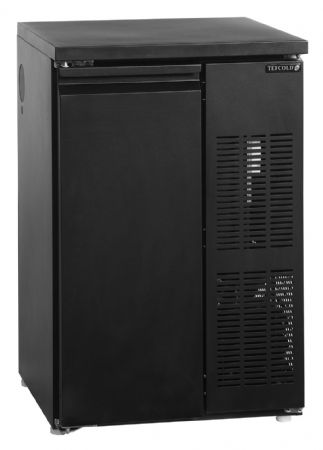 Refroidisseur de fût 1 porte pleine positif noir 98 L +2 à +10 °C - Tefcold - CKC2