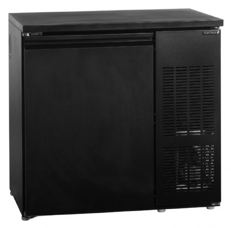 Refroidisseur de fût 1 porte pleine positif noir 189 L +2 à +10 °C - Tefcold - CKC4
