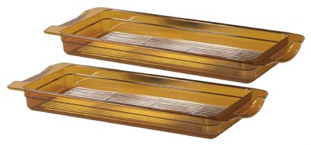Lot de 2 bacs gastronormes GN 2/4 haute température - Casselin - CL2BGHT24