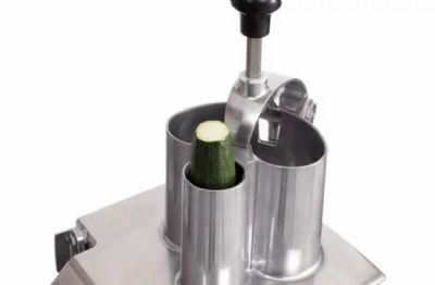 Coupe l�gumes professionnel de table noir triphas� 150kg/h - 375-750 trs/min