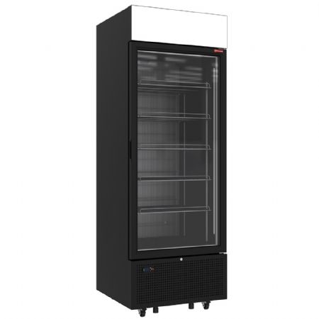 Armoire réfrigérée négative vitrée 646 litres avec 6 niveaux et caisson lumineux noire - Diamond Promo - CLN73-SB Armoire réfrigérée négative vitrée 646 litres avec 6 niveaux et caisson lumineux noire - Diamond Promo - CLN73-SB