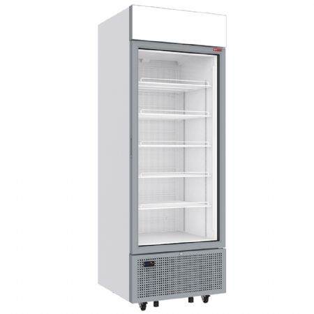 Armoire réfrigérée négative vitrée 646 L avec caisson lumineux - Blanche - Diamond Promo - CLN73-SW Armoire réfrigérée négative vitrée 646 L avec caisson lumineux - Blanche - Diamond Promo - CLN73-SW
