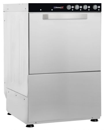 Lave-Verres professionnel Lave-verres 400 pompe de vidange et adoucisseur intégrés - Casselin - CLV40PVADB