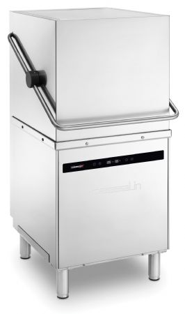 Lave-vaisselle à capot professionnel avec pompe de vidange 50x50 cm - Casselin - CLVACPVB