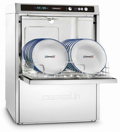 Lave-Vaisselle professionnelle Double paroi adoucisseur et pompe de vidange intégrés - Casselin - CLVADPVADB