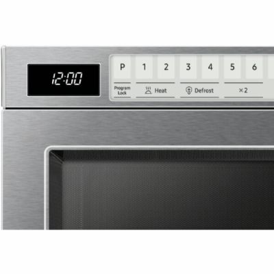 Four micro-ondes inox commandes digitales cavit� 26 L puissance 3200 W