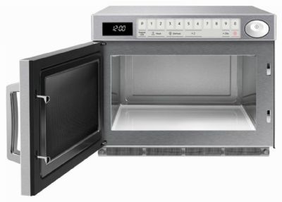 Four micro-ondes inox commandes digitales cavit� 26 L puissance 3200 W