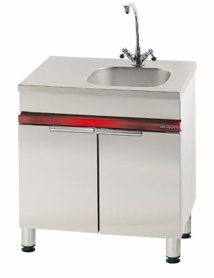 Plan de travail avec évier à droite - 800x650x900 mm Plan de travail avec évier à droite - 800x650x900 mm