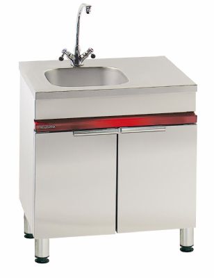 Plan de travail avec évier à gauche - 800x650x900 mm Plan de travail avec évier à gauche - 800x650x900 mm