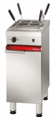 Cuiseur à pâtes électrique 1 cuve 12 à 18L sur armoire - 400x650x900 mm Cuiseur à pâtes électrique 1 cuve 12 à 18L sur armoire - 400x650x900 mm