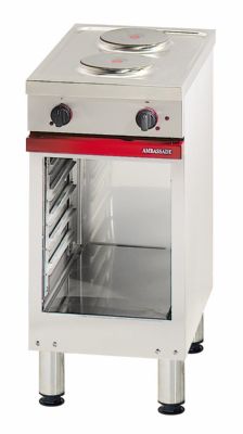 Cuisinière électrique 2 plaques de 2 kW et 2,6 kW sur armoire ouverte - 400x650x900mm Cuisinière électrique 2 plaques de 2 kW et 2,6 kW sur armoire ouverte - 400x650x900mm