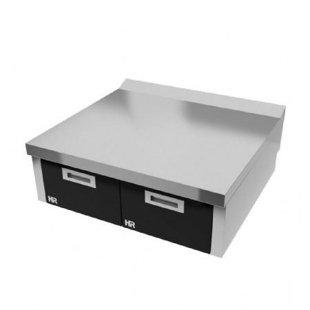 Élément neutre ligne de cuisson 750 mm avec 2 tiroirs et plan de travail renforcé - Hr Fainca - CN7508S