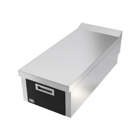 Élément neutre ligne de cuisson 900 en inox avec tiroirs à poser 400x930x316 mm - Hr Fainca - CN9004S