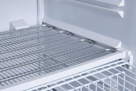 Congélateur vertical professionnel blanc 1 porte vitrée chauffante 320 L - Coolhead - CNG 390