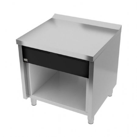 Élément neutre ligne de cuisson 750 mm avec armoire et plan de travail renforcé - Hr Fainca - CNS7508E