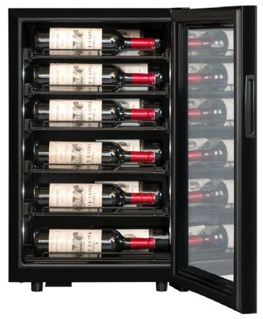 Cave  vins de service 1 porte vitre - 22 bouteilles