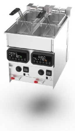 Friteuse électrique turbo encastrable - 2 x 9 - 10 litres - Gamme CORE SMART - Valentine - CORES2525TE Friteuse électrique turbo encastrable - 2 x 9 - 10 litres - Gamme CORE SMART - Valentine - CORES2525TE