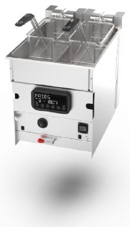 Friteuse professionnelle turbo encastrable capacité 18 L dimensions 400x600x750 mm - Valentine - CORES400TE Friteuse professionnelle turbo encastrable capacité 18 L dimensions 400x600x750 mm - Valentine - CORES400TE