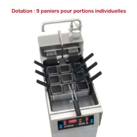 Cuiseur à pâte Triphasé Capacité 22+22 L - Mirror - CP800RT