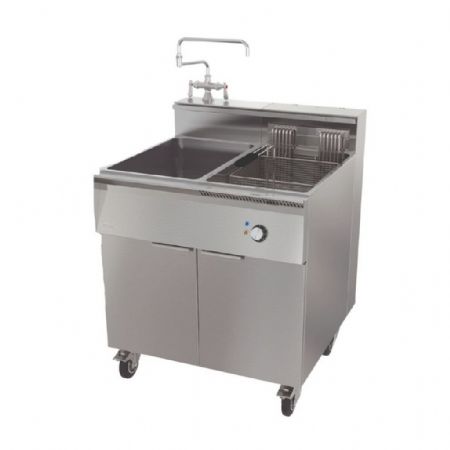 Cuiseur à pâte Triphasé Capacité 22+22 L - Mirror - CP800RT