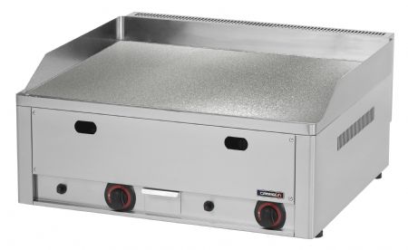 Plaque  snacker professionnelle inox chrome gaz - 660x540x220 mm