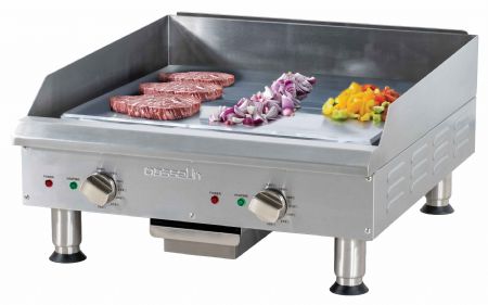 Plaque à snacker professionnelle électrique chromée lisse triphasée 7200 W - Casselin - CPASL60 Plaque à snacker professionnelle électrique chromée lisse triphasée 7200 W - Casselin - CPASL60