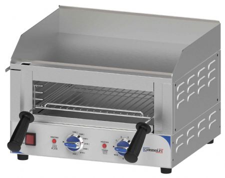 Plaque à Snacker avec toasteur intégré 480 Monophasé 2800 W - Casselin - CPAST480
