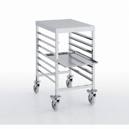 Chariot Porte assiette 7 niveaux pour plateaux 600x400 mm - Eratos - CPBD-64