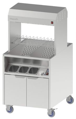 Poste de salage double chauffe traversant 800 - Casselin - CPDSDCT800 Poste de salage double chauffe traversant 800 - Casselin - CPDSDCT800