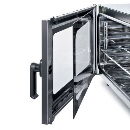 Four mixte professionnel électrique à convection, 6 niveaux 600x400 mm + humidificateur manuel - Diamond Promo - CPE664-BG