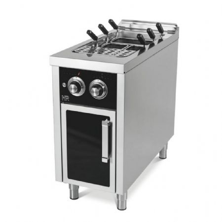 Cuiseur à pâtes pro profondeur 900 Monophasé 40 L 13000 kW - Hr Fainca - CPG40L900E