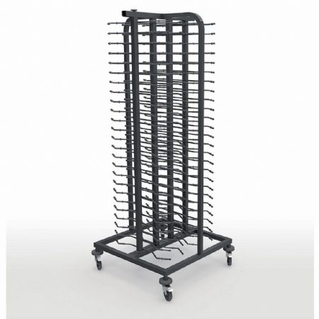 Chariot Porte assiette 100 L 757x757x1810 mm - Eratos - CPL-100